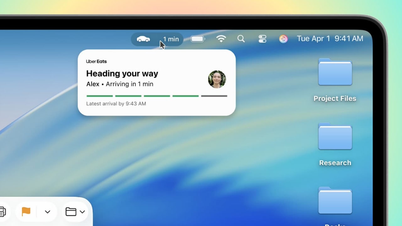 live activity macos tahoe