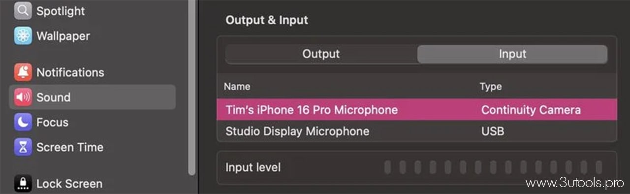 mac sound settings